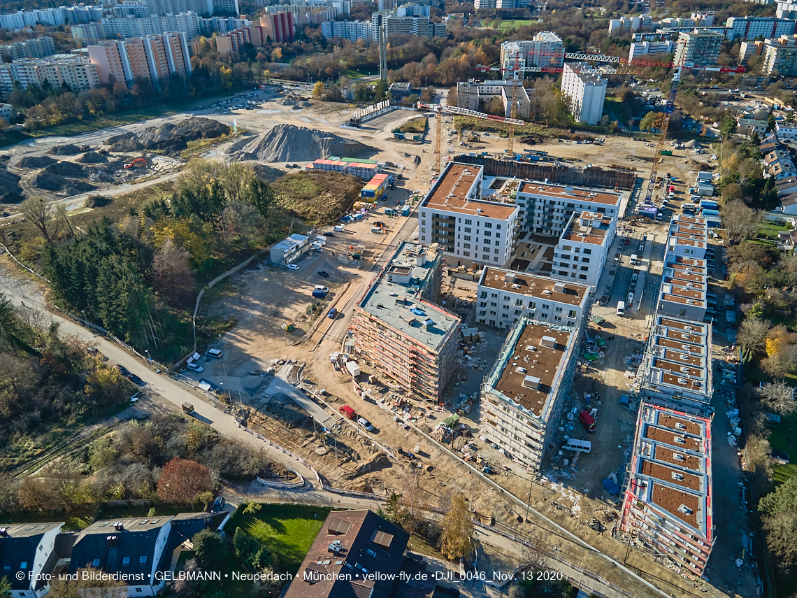 13.11.2020 - Piederstorfer Gelände und Alexisqaurtier am Karl-Marx-Ring in Neuperlach 13.11.2020 - Piederstorfer Gelände und Alexisqaurtier am Karl-Marx-Ring in Neuperlach